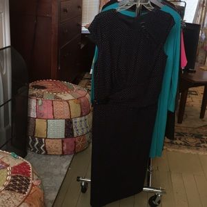 Yummy soft wool dress with belted waist